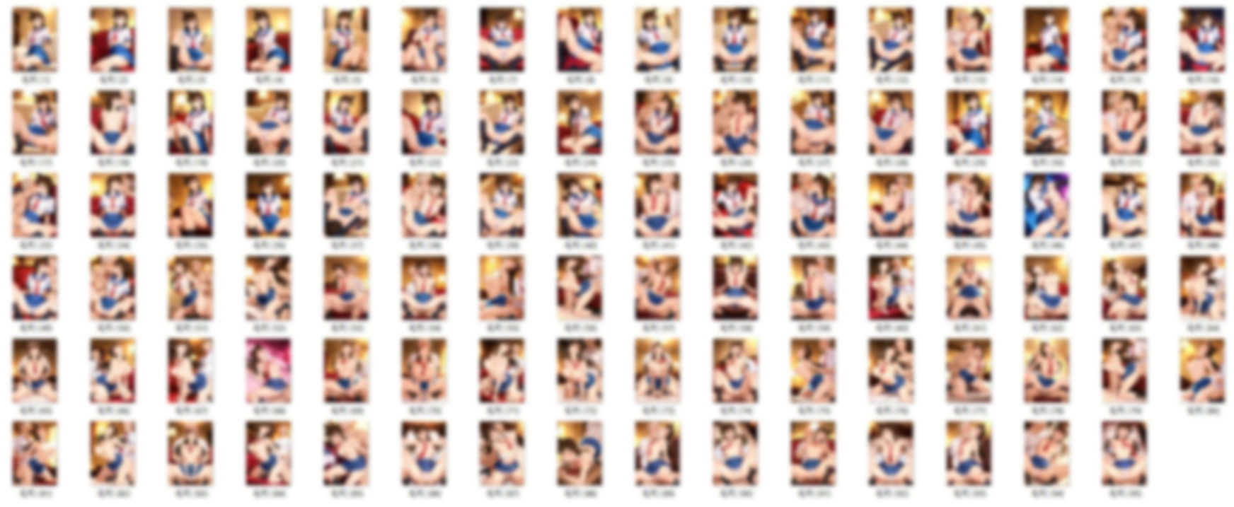 サンプル画像1:毛〇蘭  新作3シリーズセット 2（395枚）(HKMアート) [d_721039]