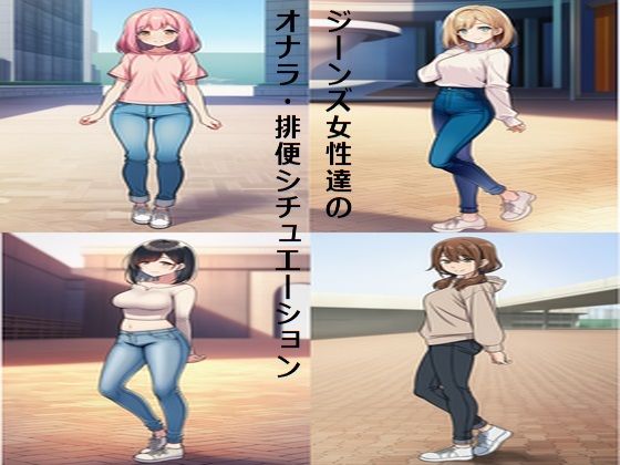 ジーンズ女性達のオナラ・排便シチュエーション