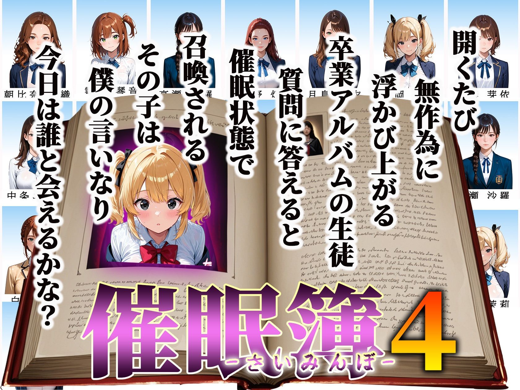 サンプル画像1:催●簿 part4  卒業アルバムはオナホリスト そのページに載った少女は僕の支配下 〜おさななじみの妹 編〜(わしミルク学園) [d_721231]