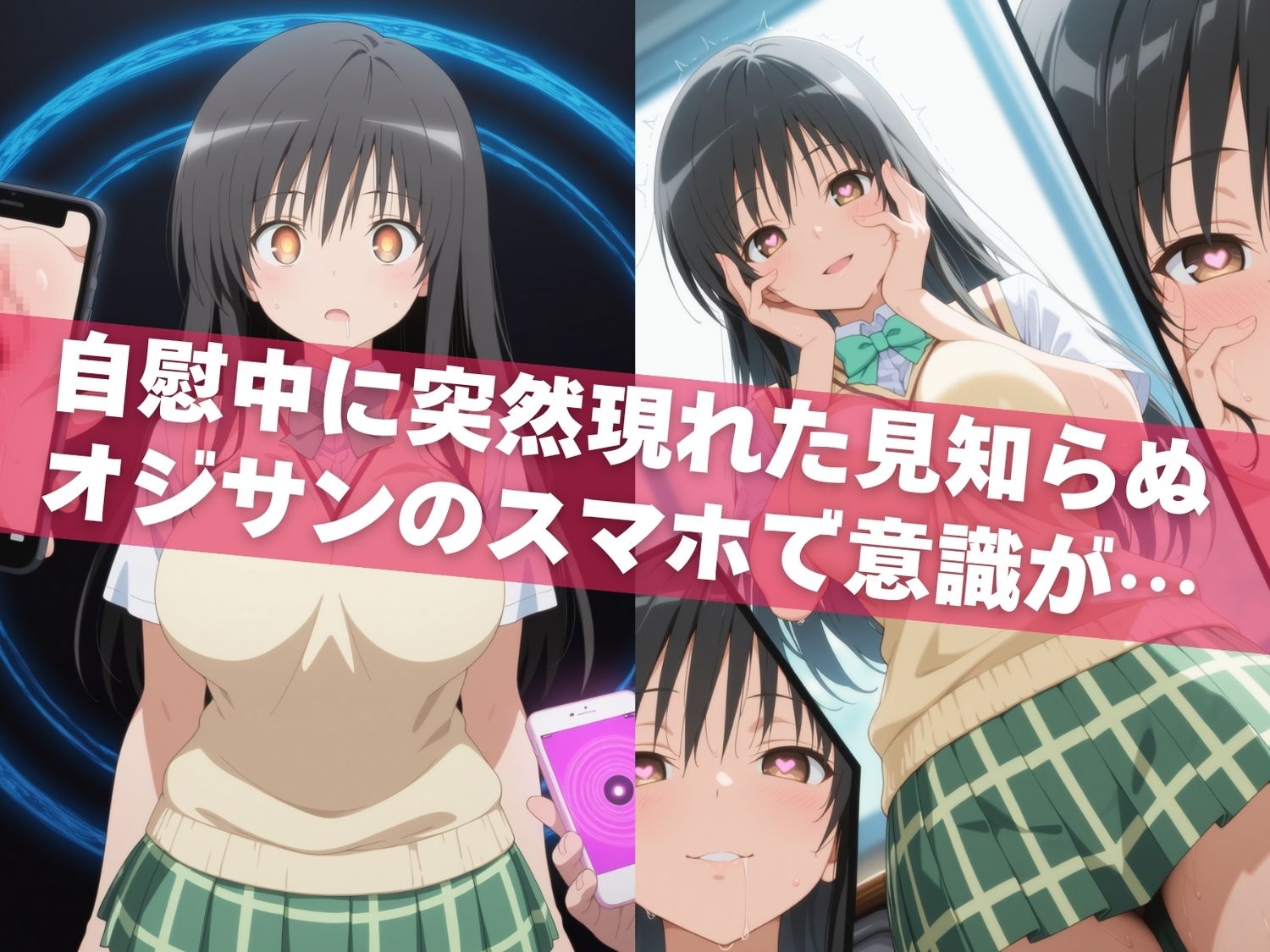 サンプル画像4:オナニー覗かれ、寝取られて  T●LOVEる（vol.1） 〜 学校編 〜 おじさんに暴かれた秘密(みるくのよろず支援) [d_721381]