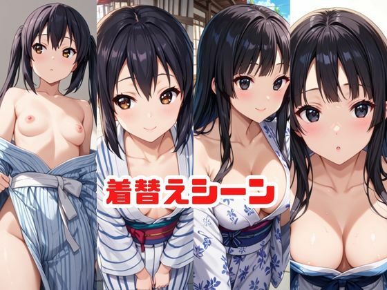 サンプル画像4:「こんな温泉旅館、聞いてないっ！！」―知らない男たちの気配、逃げ場のない湯けむりの中で―中○梓＆秋○澪編(スタートエンド) [d_721436]