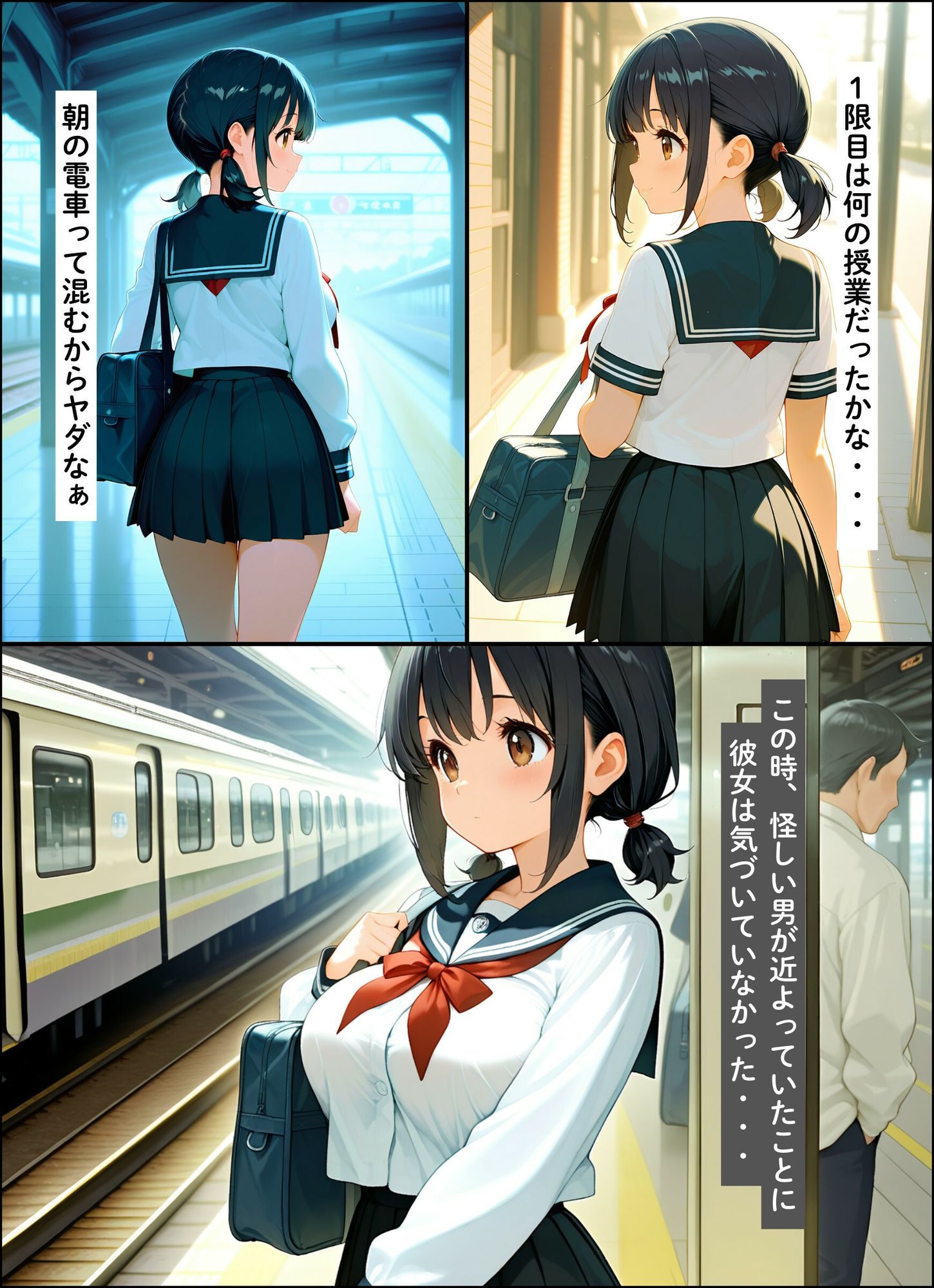 サンプル画像2:幼な顔巨乳J◯ 連続絶頂(明けの明星から) [d_721585]