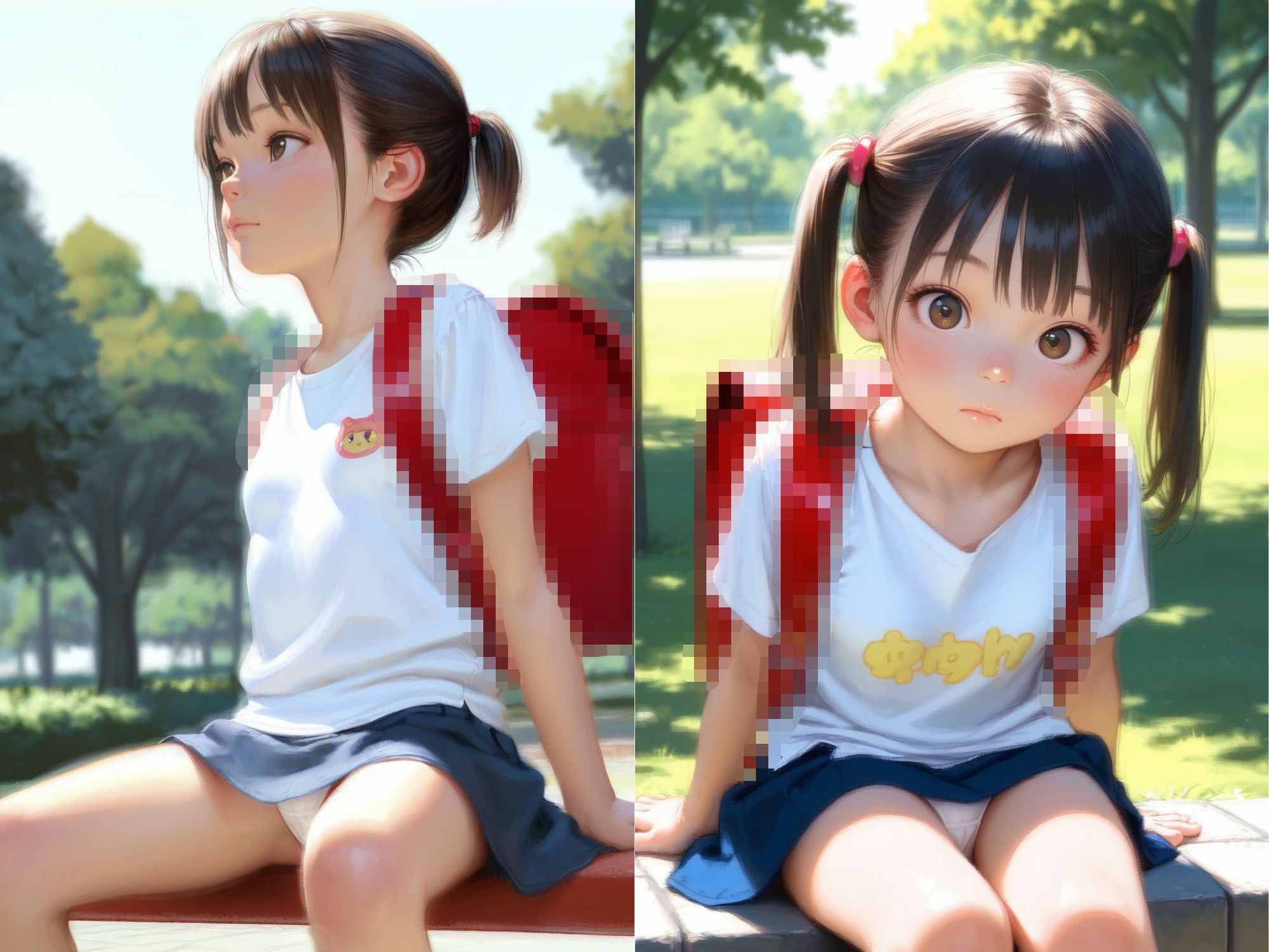 【エロ漫画】公園下校少女22