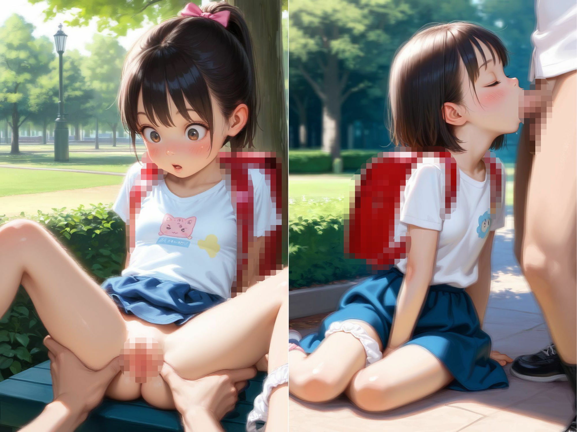 【エロ漫画】公園下校少女24