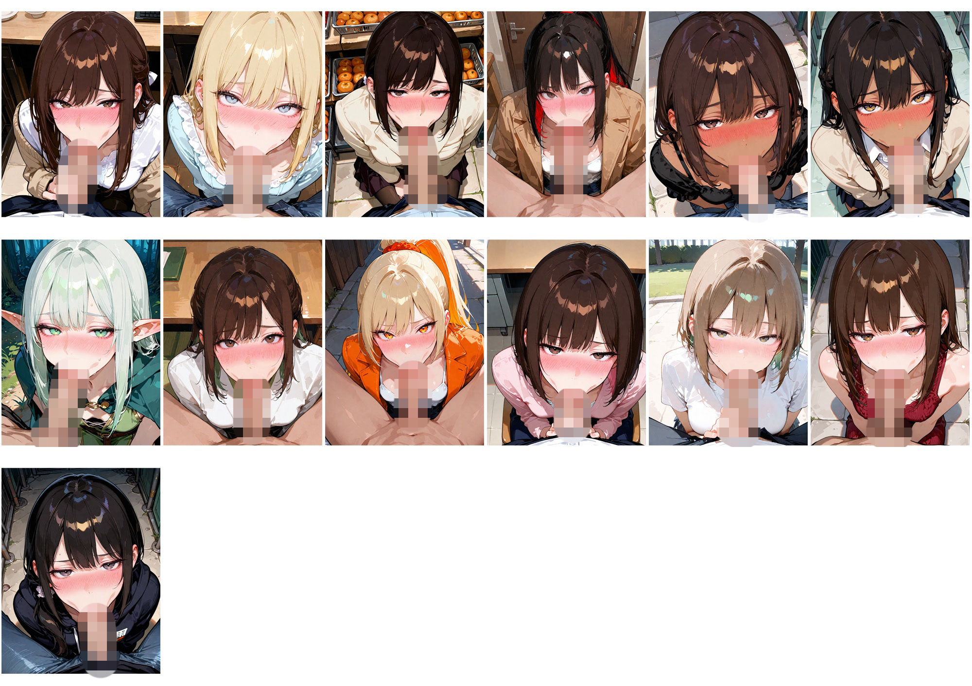 サンプル画像3:【ハメ撮りアニメ】その場で即フェラハメ撮り動画31人分！！(ハメアニ同好会) [d_721629]