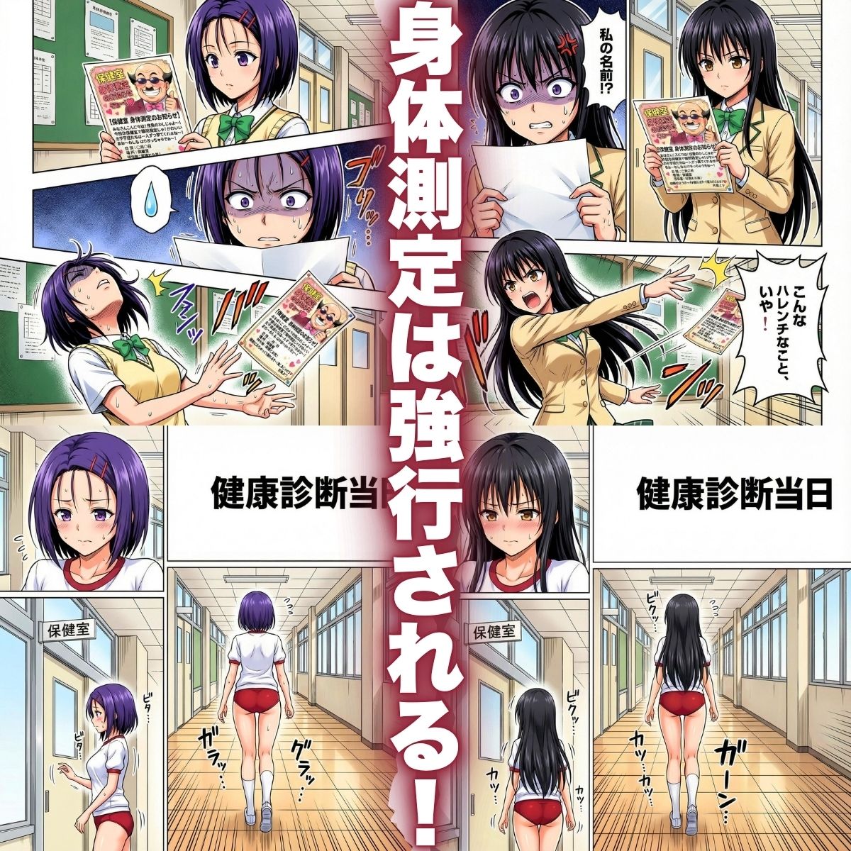 サンプル画像6:ワシ流 身体測定だよ〜ん HARU＆YUI編(あげもち) [d_721654]