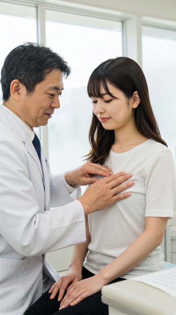 診察中  動画  病院で、お医者さんからのえっちな診察 サンプル1