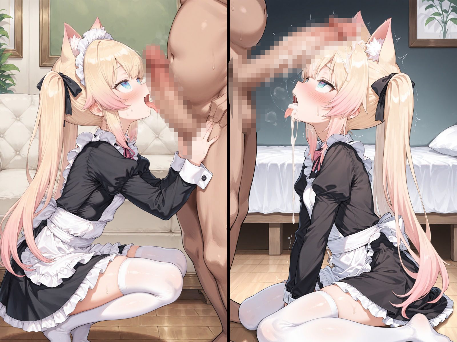 【エロ漫画】家事代行頼んだらメ〇〇キが来たんだが??7