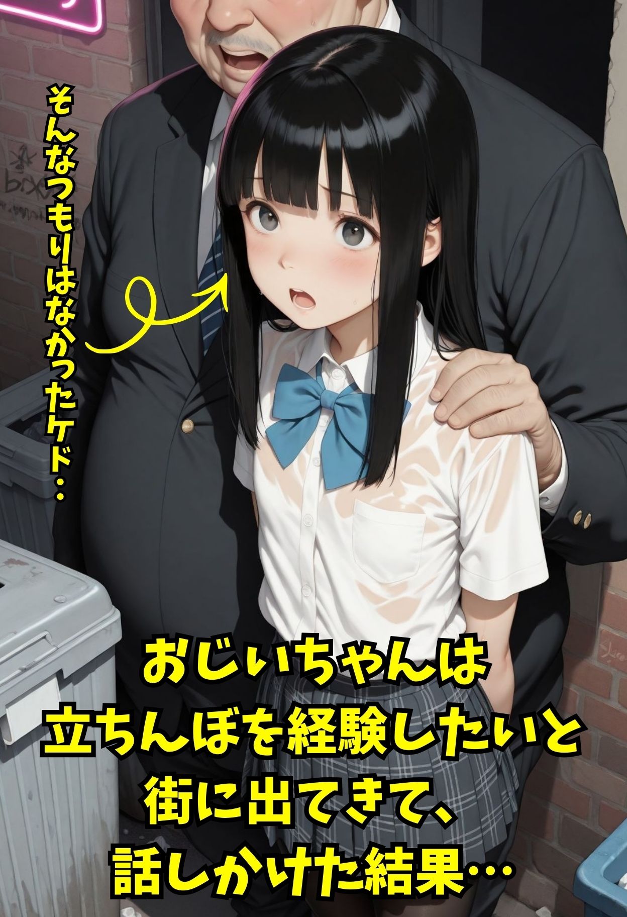 サンプル画像3:女子校生立ちんぼと間違われた！？おじいちゃんと大胆セックス(Miyawaki) [d_721745]