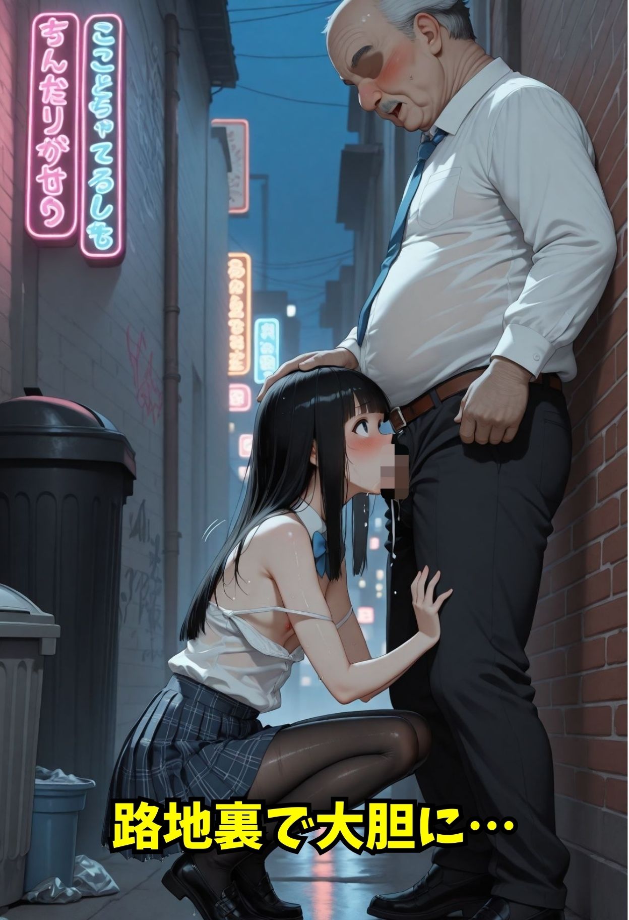 女子校生立ちんぼと間違われた！？おじいちゃんと大胆セックス 画像5