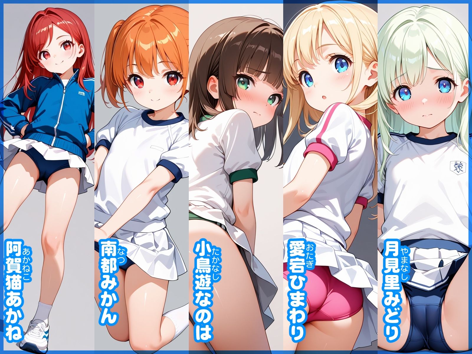 【エロ漫画】【あおいろ＊グラフィ】ブルマ少女15人2026年01月号1