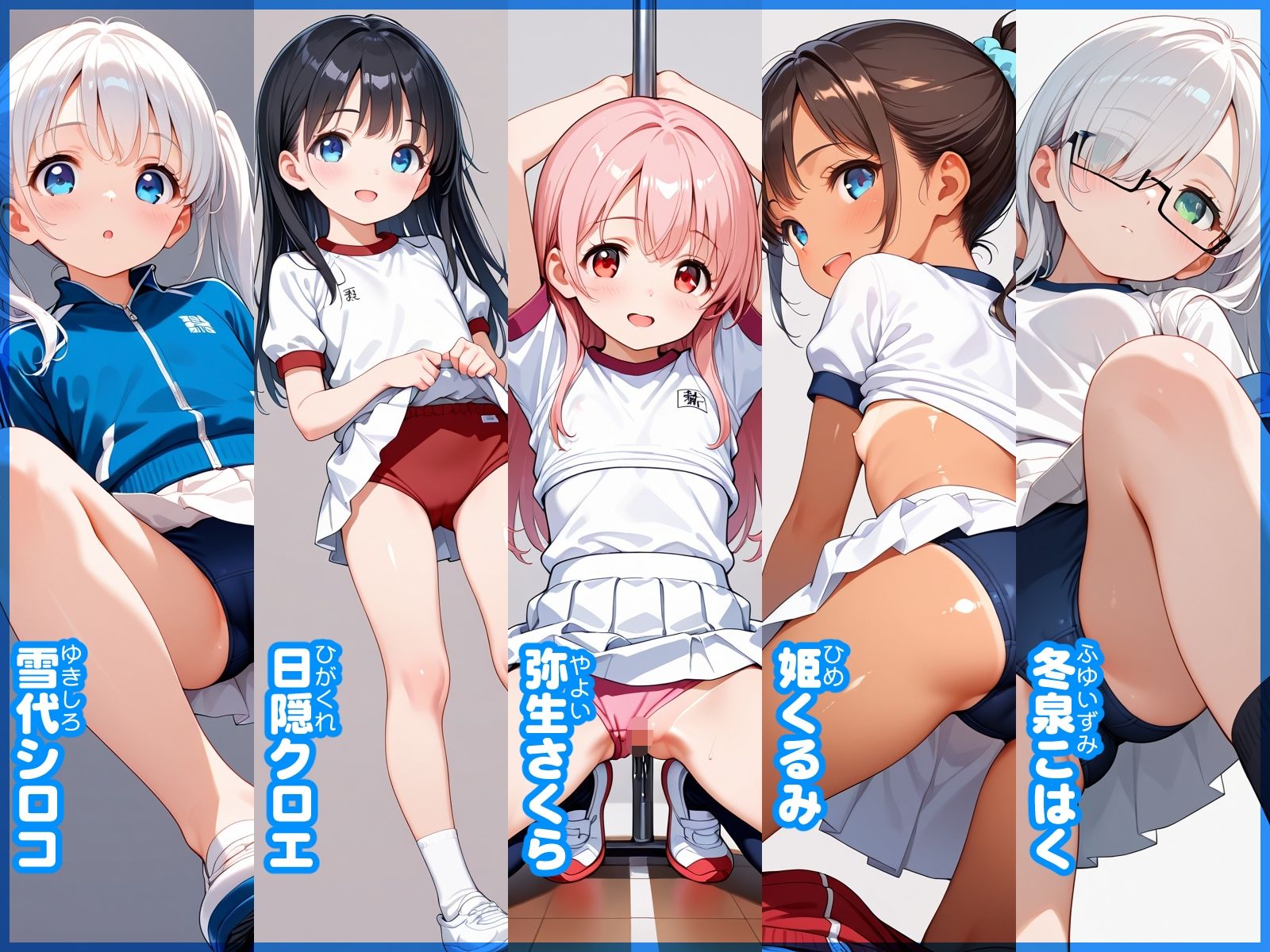 【エロ漫画】【あおいろ＊グラフィ】ブルマ少女15人2026年01月号3