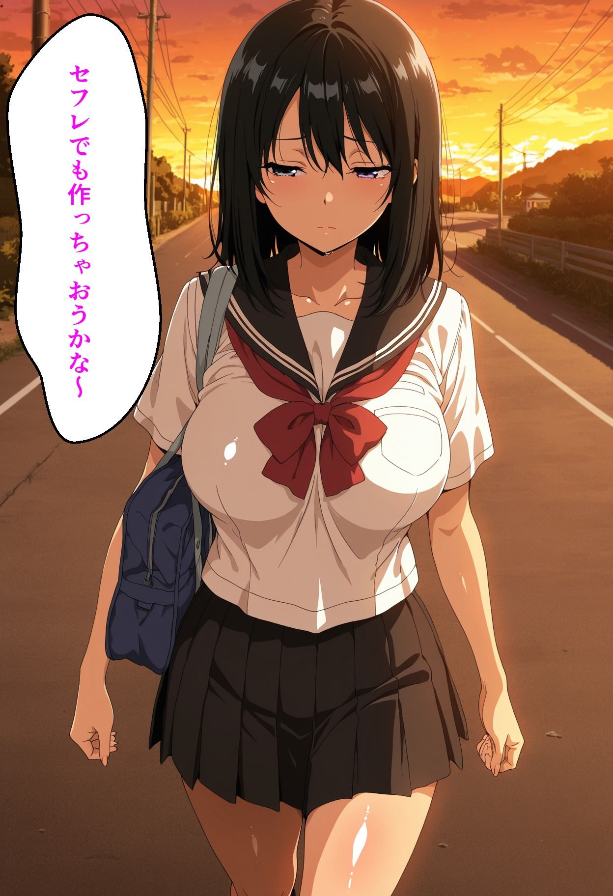 屋外オナニーを見られた日から…クラスメイトの肉便器に堕ちた欲求不満女子校生 サンプル1