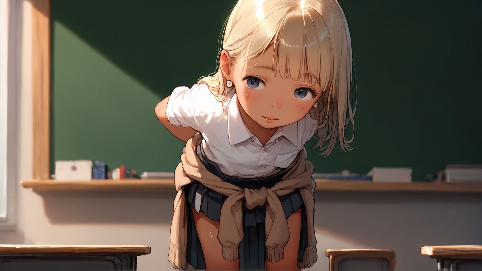 【エロ漫画】金髪褐色ロリしかいない街【前編】1