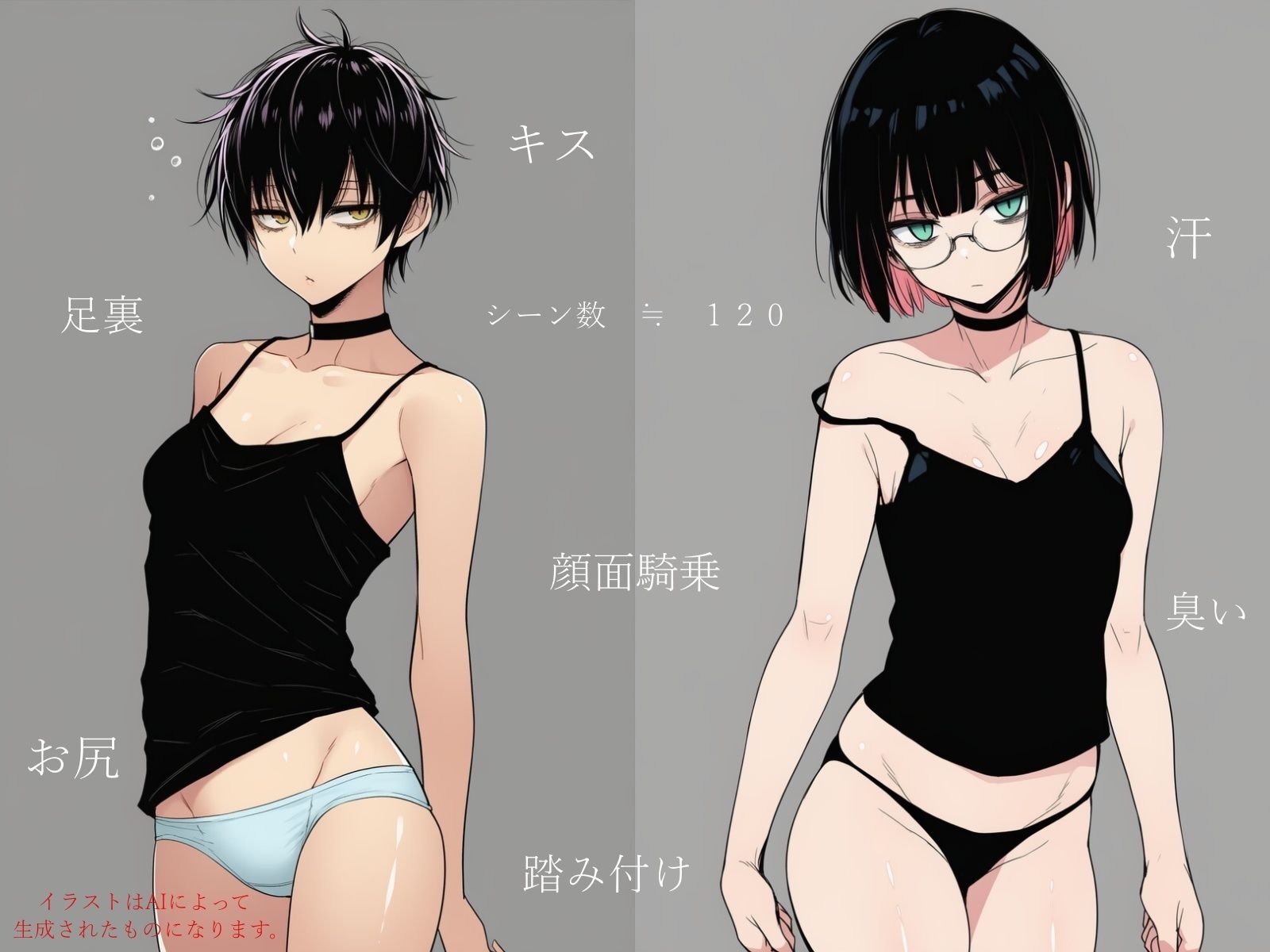 短髪黒髪のお姉さんに責められたい サンプル2