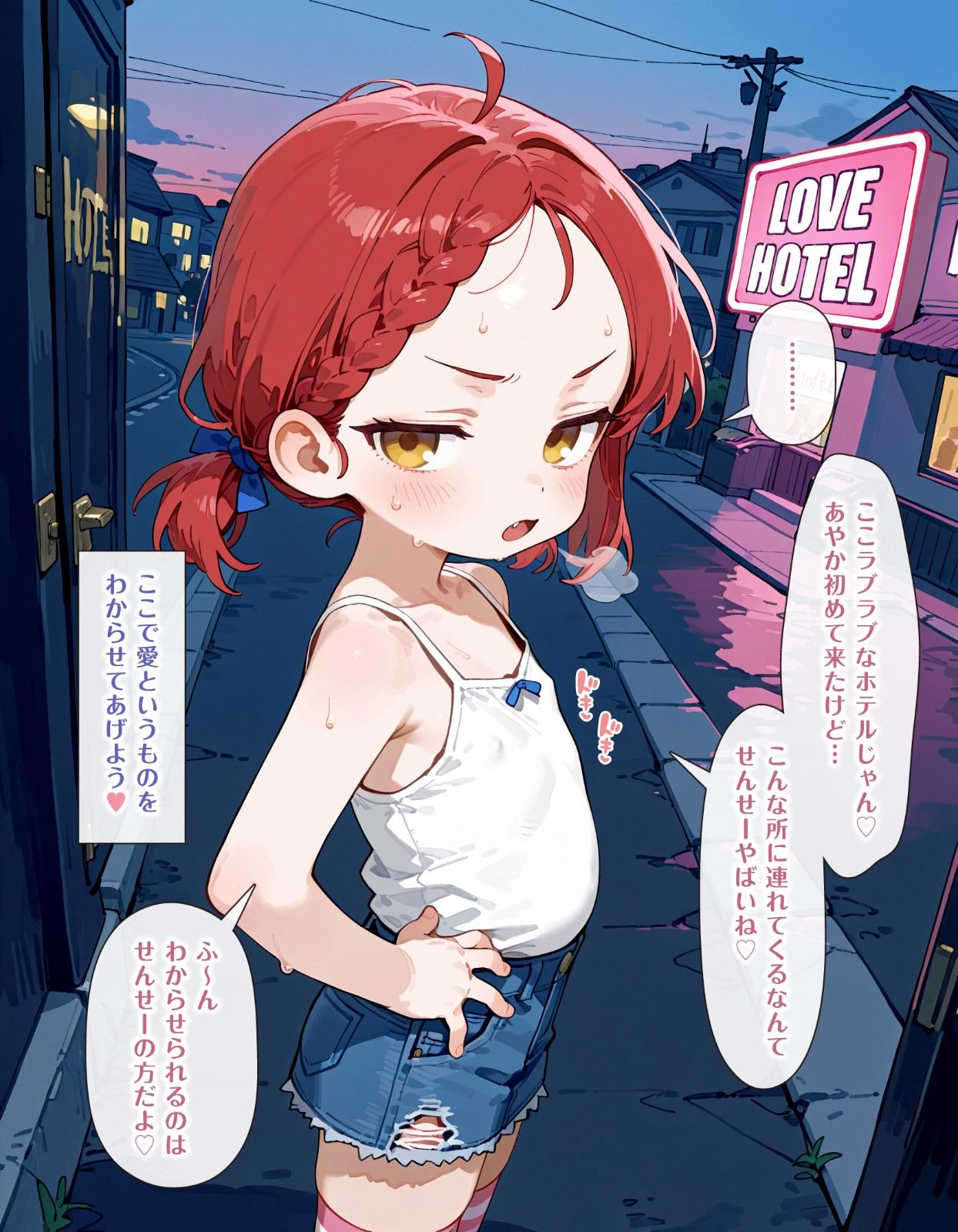 【エロ漫画】わから先生の《メス〇キわからせ指導室》ちょいぽちゃ娘あやか6