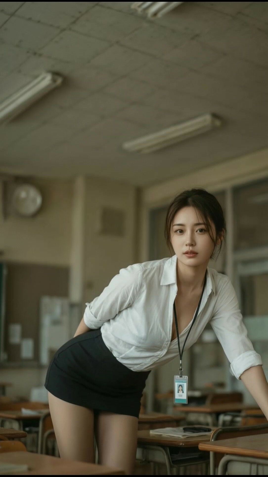 サンプル画像1:セクシーすぎる職員(AI Library) [d_722189]