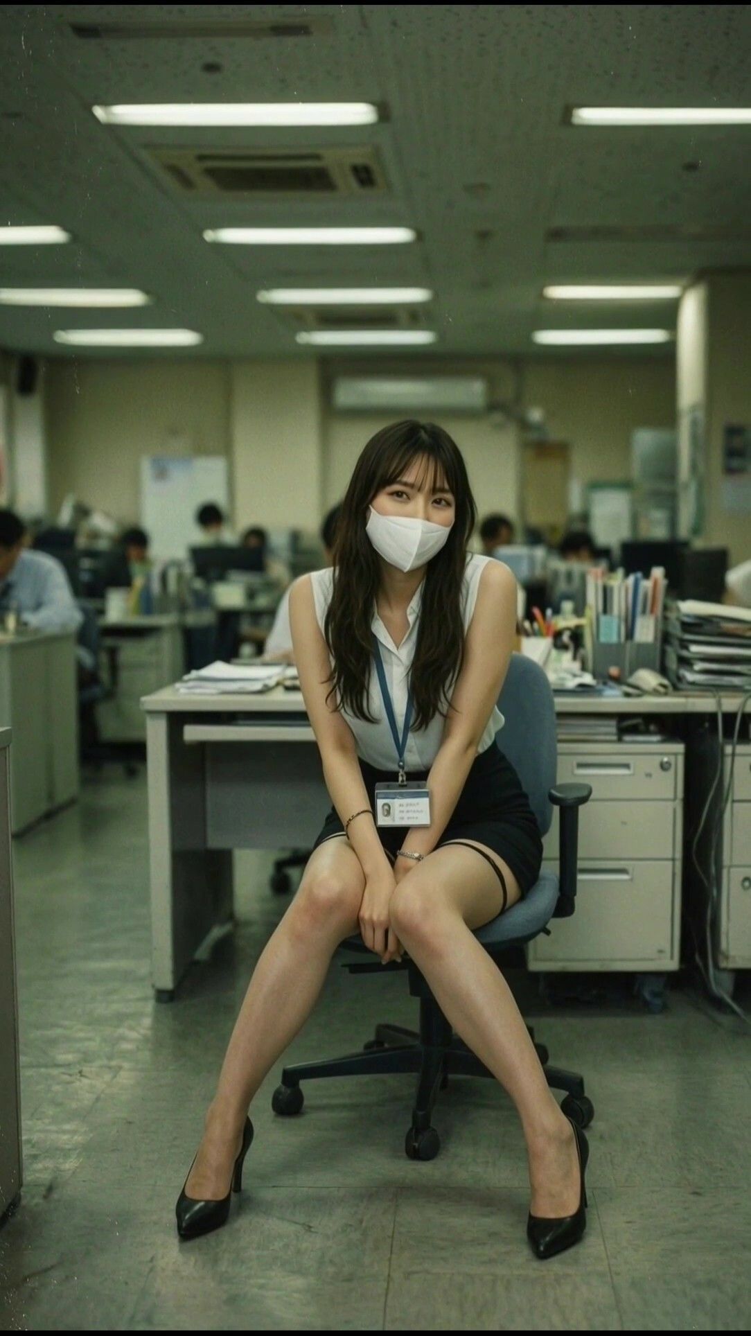 サンプル画像3:セクシーすぎる職員(AI Library) [d_722189]