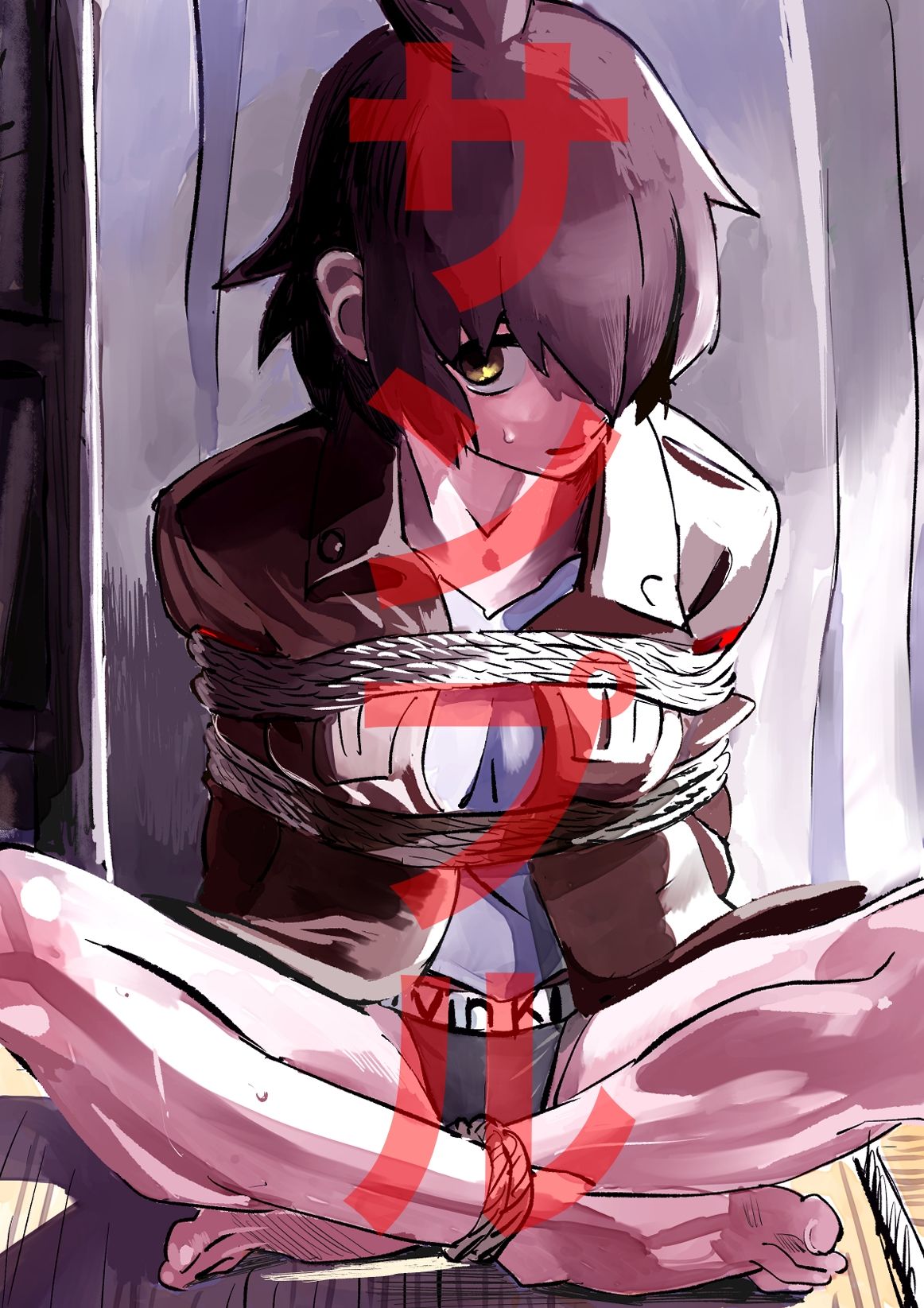 サンプル画像2:緊縛らくがき13(きゅうり夫人) [d_722227]