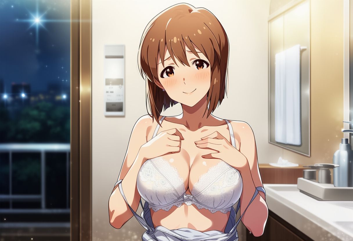 サンプル画像2:初夜 萩○雪歩(偶像館) [d_722238]