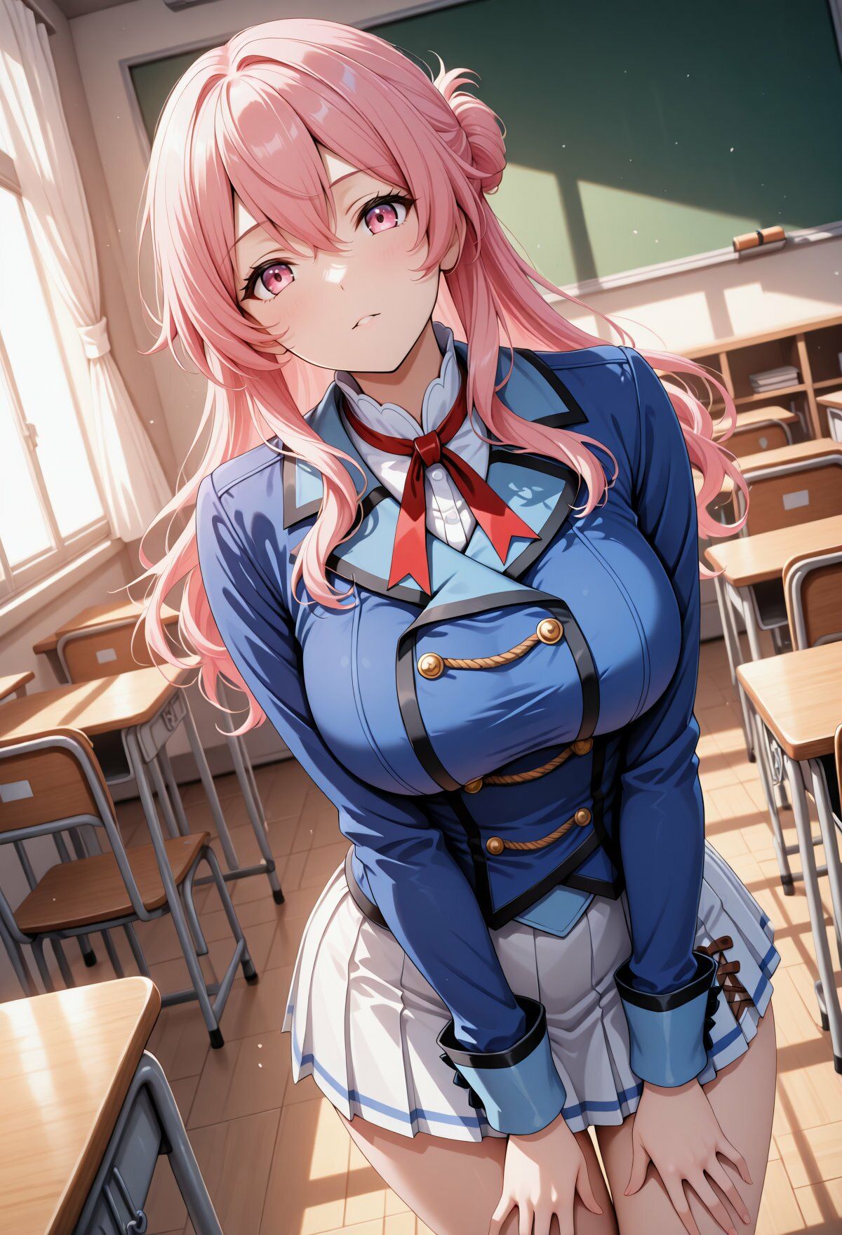 サンプル画像1:学園の優等生は実はビッチでした  生野桃（せいのもも）(もぎたて果実団) [d_722288]