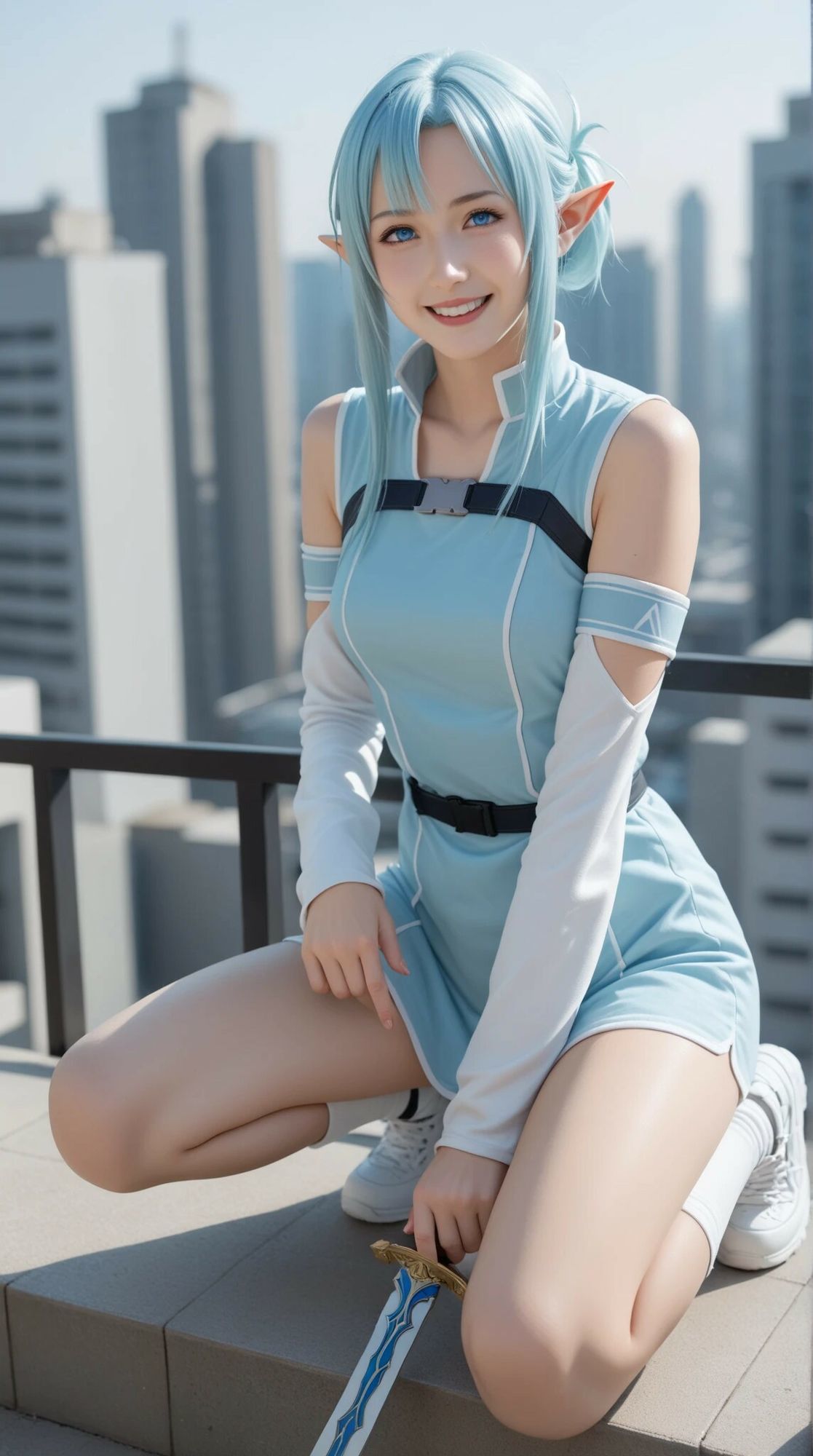 サンプル画像3:【現実に舞い降りた閃光】全ての装備を脱ぎ捨てて(美女研究所ファンネル) [d_722289]