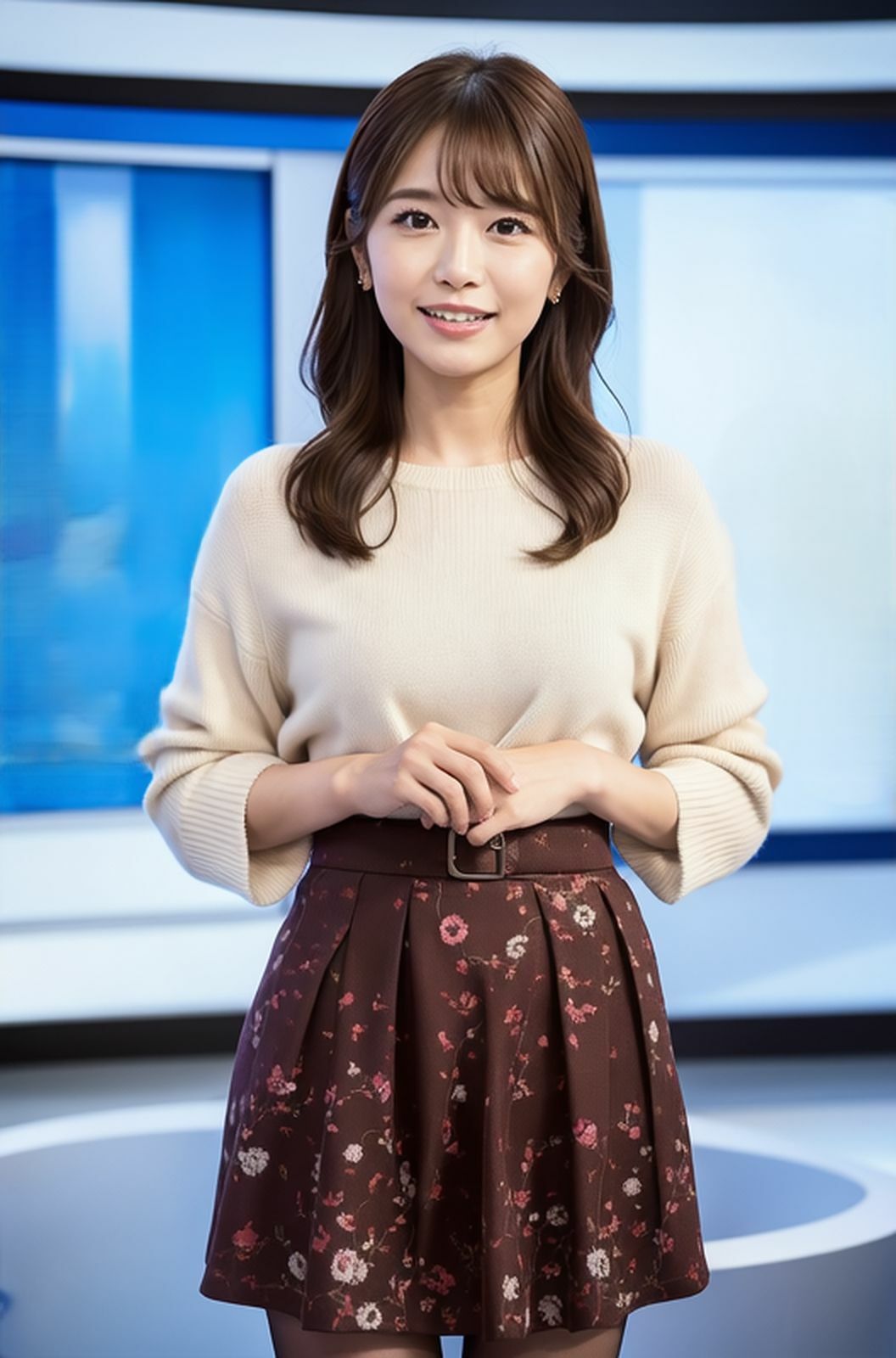 サンプル画像2:【動く】GGC vol.32 女子アナ パンチラ編2【動画版】(かまぼこ製造工場) [d_722331]