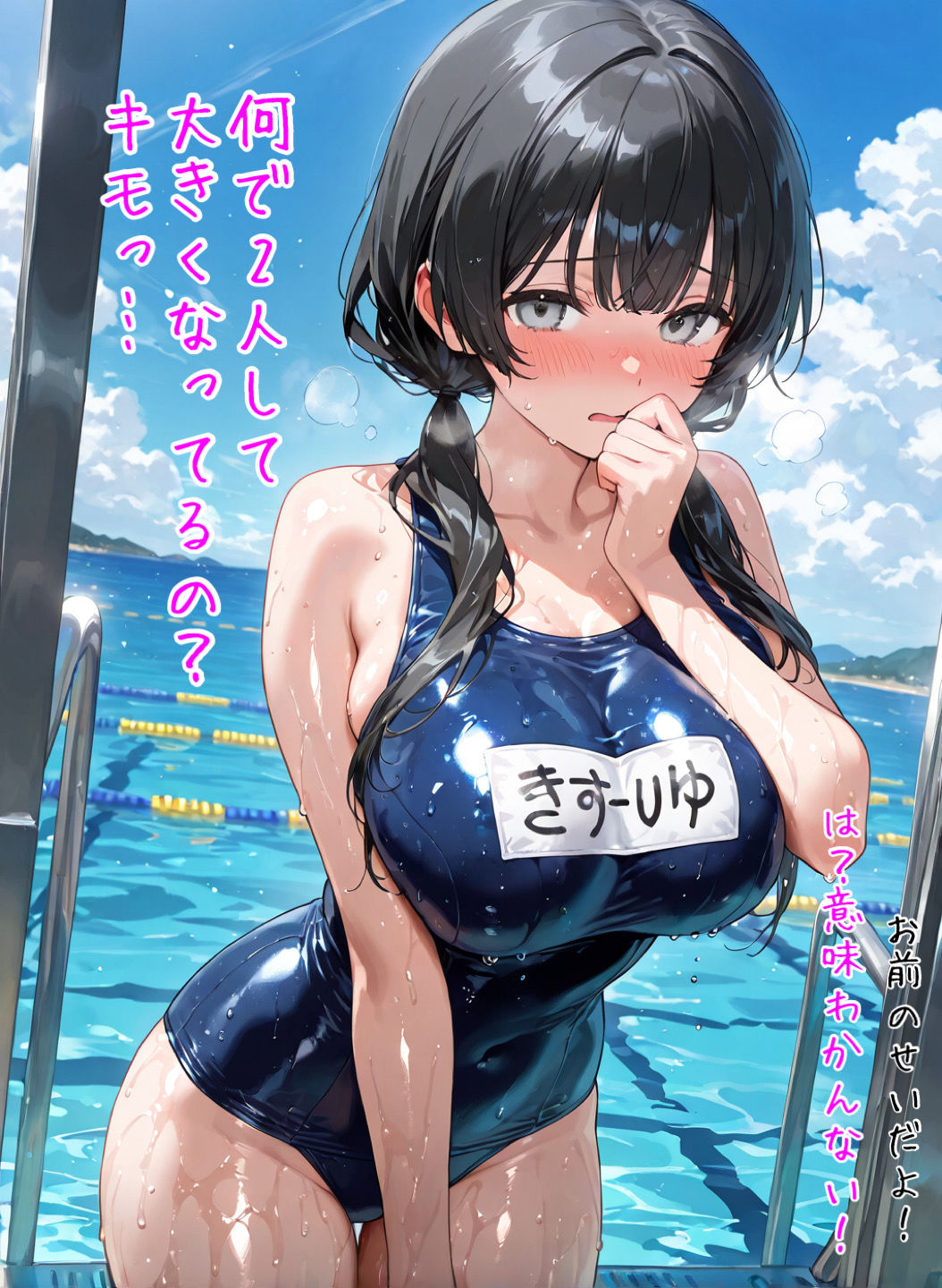 学校一発育のいい巨乳の女子が意外とチョロかった件。 in体育倉庫でヤリまくり編 画像1