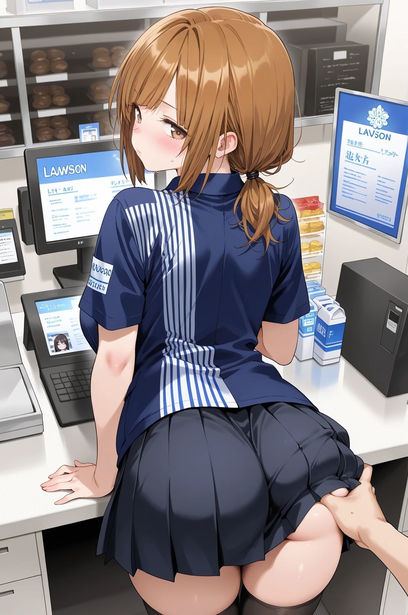 とあるコンビニの新人研修記録（たまき 24才）〜断れない系おっとりお姉さん〜 画像1