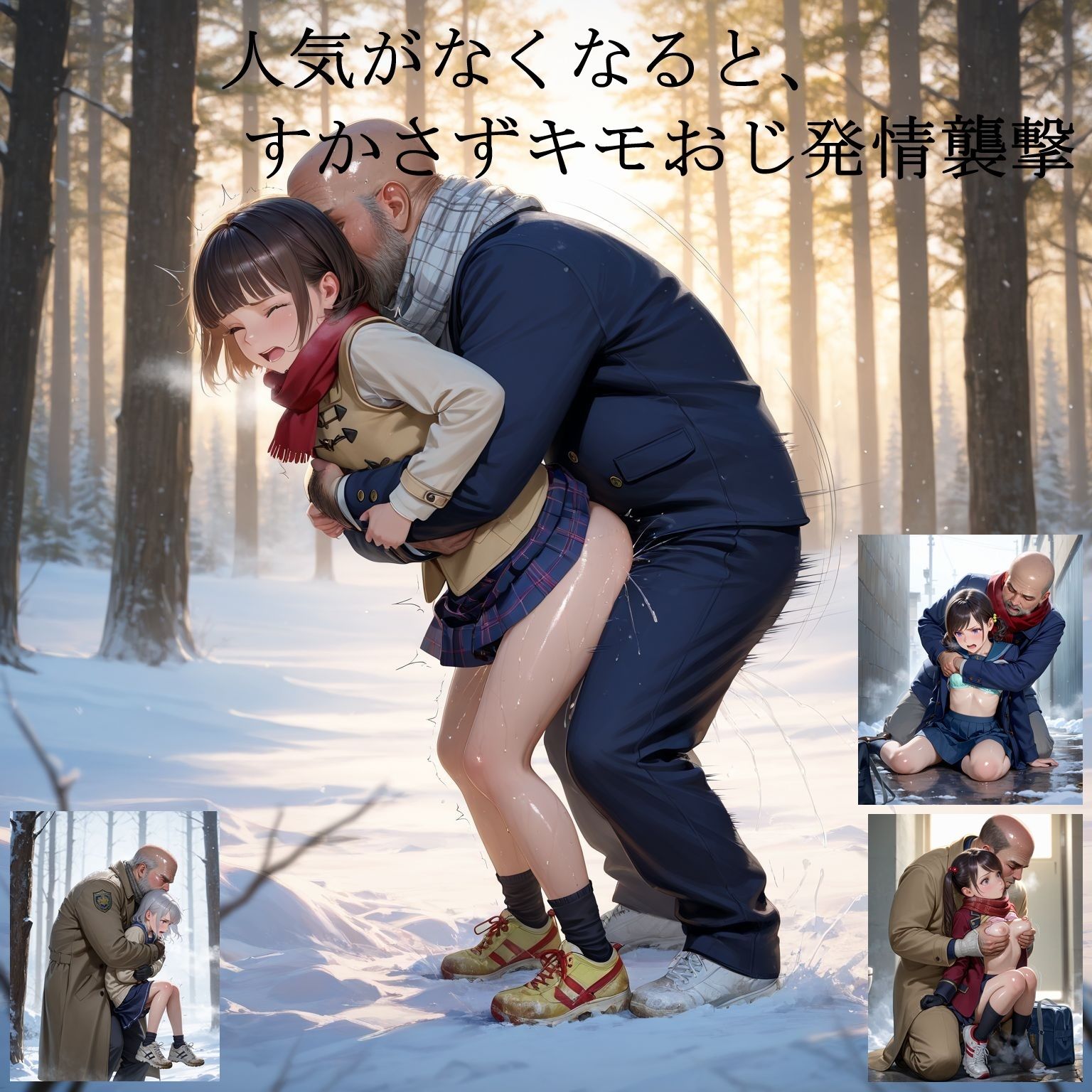 制服女子校生の受難   -キモおじに目を付けられ、レ〇プされそうになったものの 「抜き」を条件提示して貞操を守ることができた事案- サンプル3