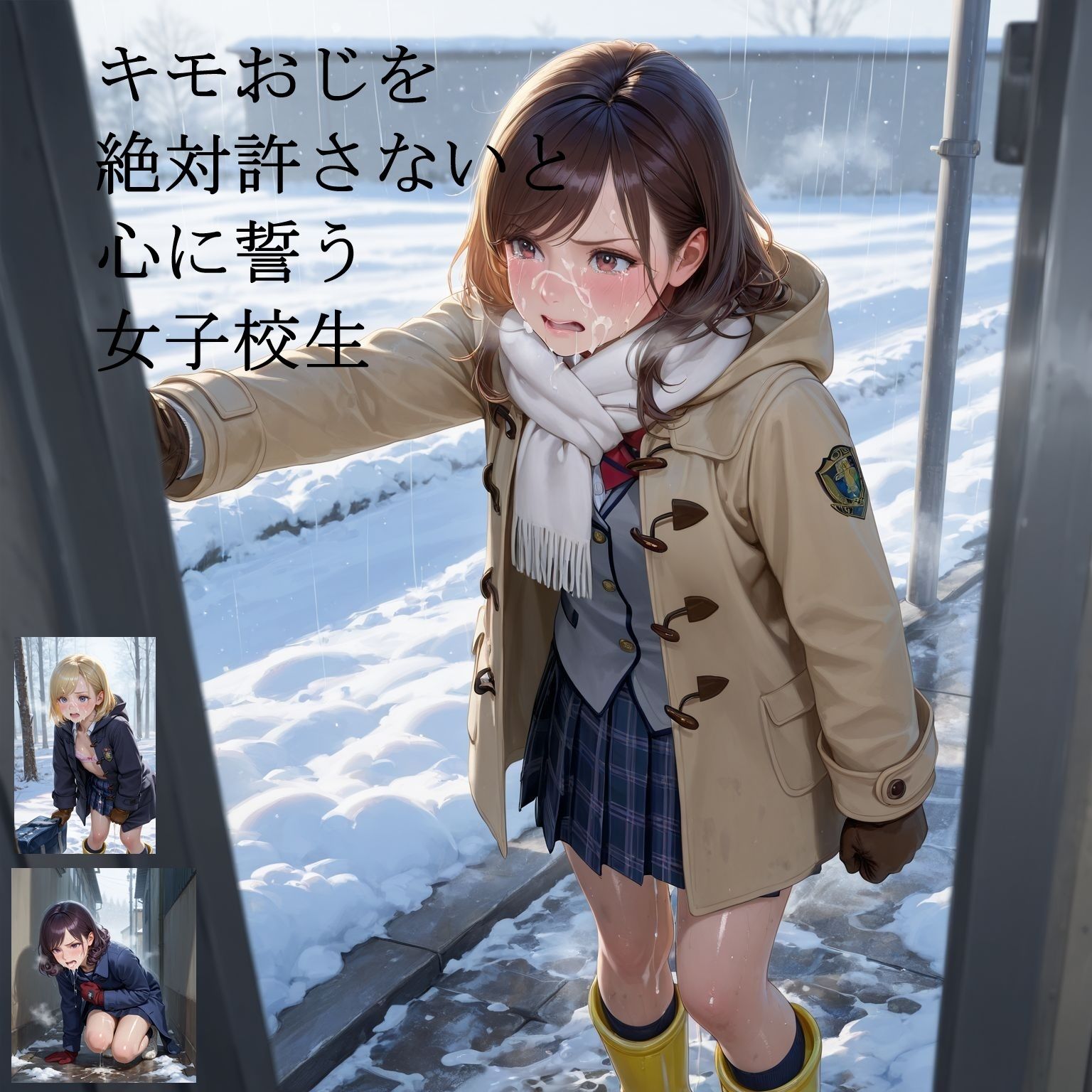 制服女子校生の受難   -キモおじに目を付けられ、レ〇プされそうになったものの 「抜き」を条件提示して貞操を守ることができた事案- サンプル10