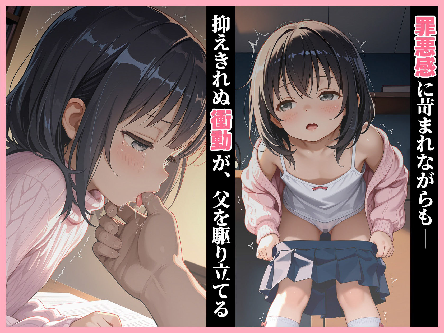 【エロ漫画】娘に手を出した日 Vol.24