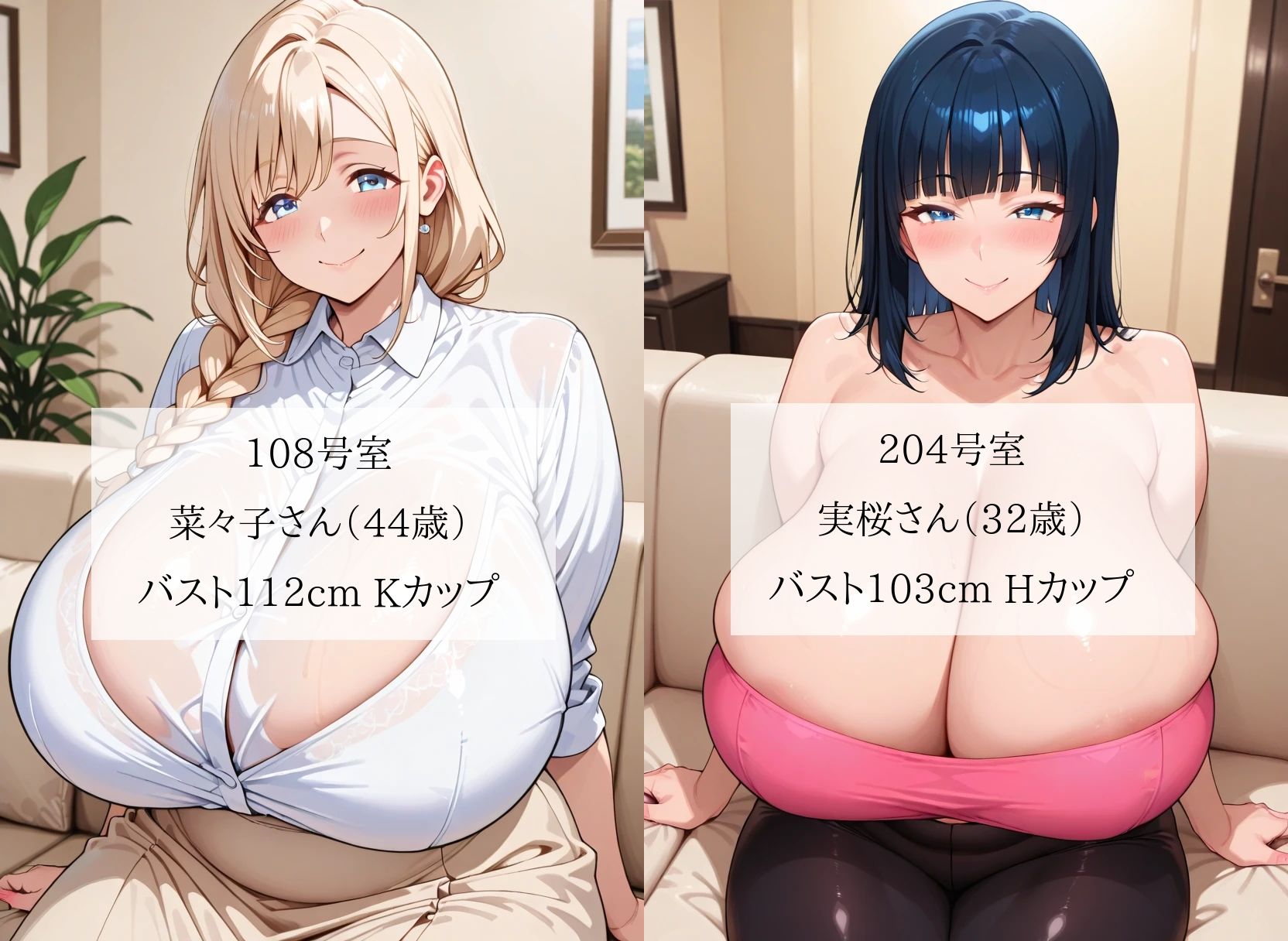 サンプル画像3:爆乳シンママ限定アパートの管理人になったボク…お仕事は「個人面談」という名の欲求不満熟女の性欲処理でした＜セリフ付CG集＞(熟めろん) [d_722674]