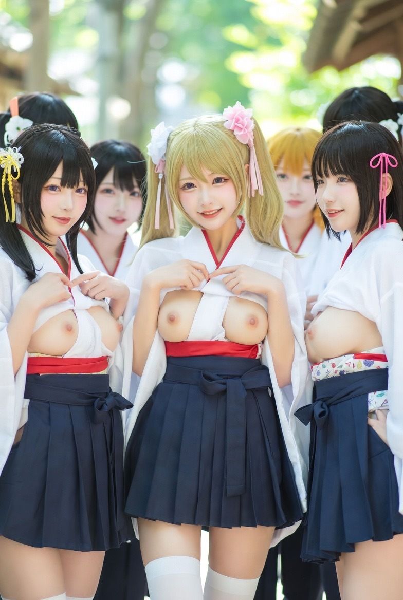 巫女さん コスプレ 画像1