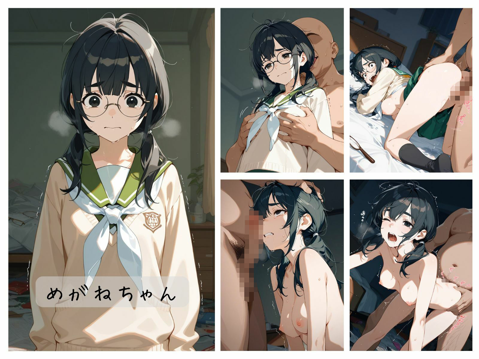 サンプル画像1:制服女子わからせまとめ 陰キャ女子編(memento森) [d_722773]