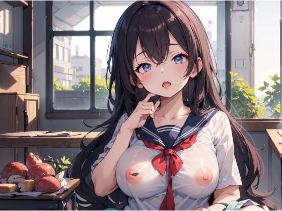 サンプル画像3:爆乳JKと夢の学校生活！！(ロリの子堂) [d_722774]