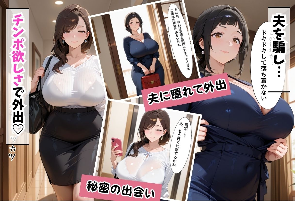 サンプル画像6:人妻専門快楽マッチングアプリ〜高嶋 玲香編・篠原 由香里編〜(爆乳娘) [d_722857]