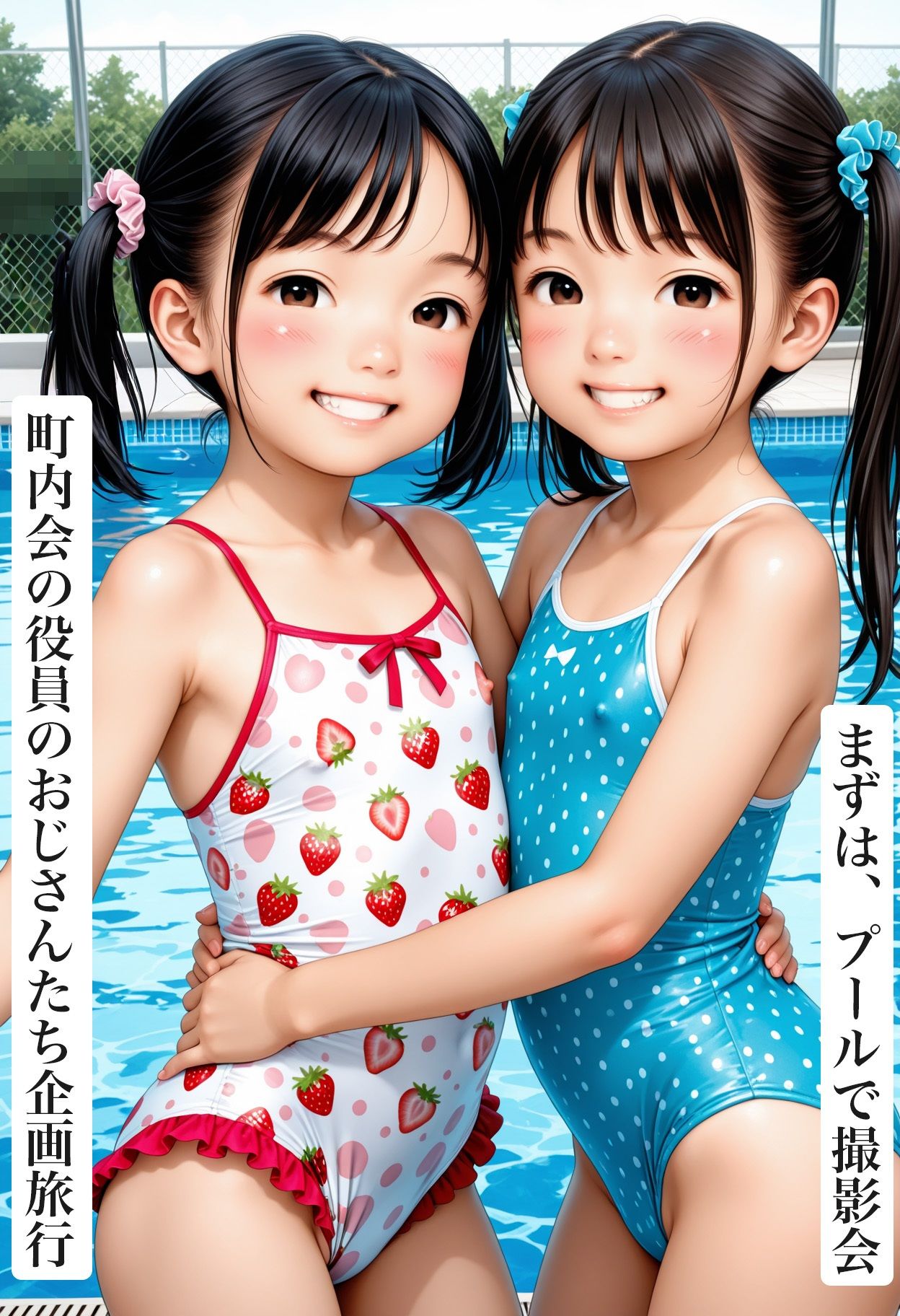 【エロ漫画】ちっぱい町内会キモおじ役員ロリっこガチハメ企画7