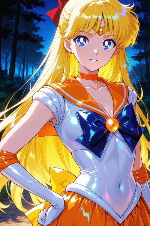 サンプル画像1:愛と美の戦士の人形(クリスの巣) [d_723251]