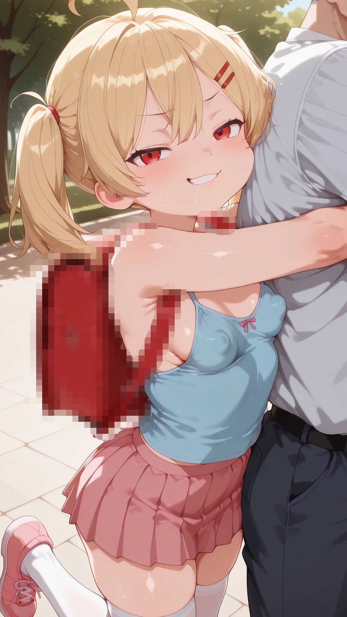 【エロ漫画】近所のクソ〇キがやたら絡んで挑発してくるんでお仕置したったw1