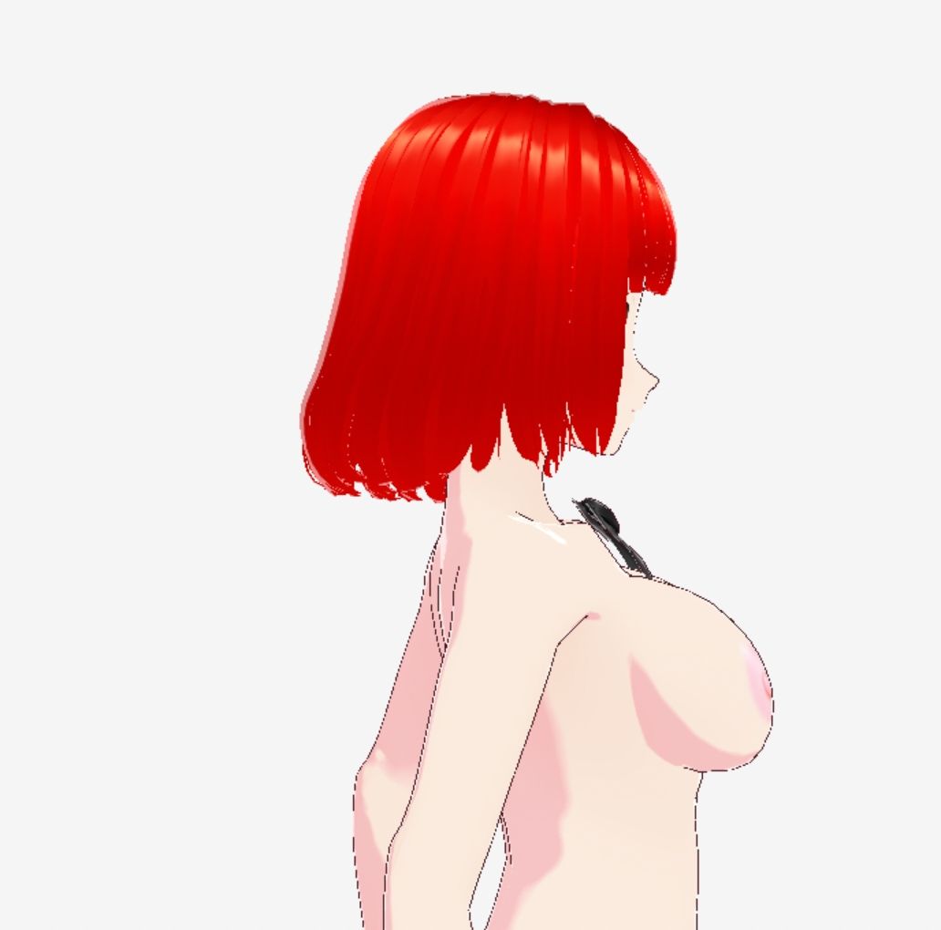 サンプル画像6:赤い美女（セリフなし  3DCGモデル  イラスト集）(アンリアルパイヤン) [d_723350]