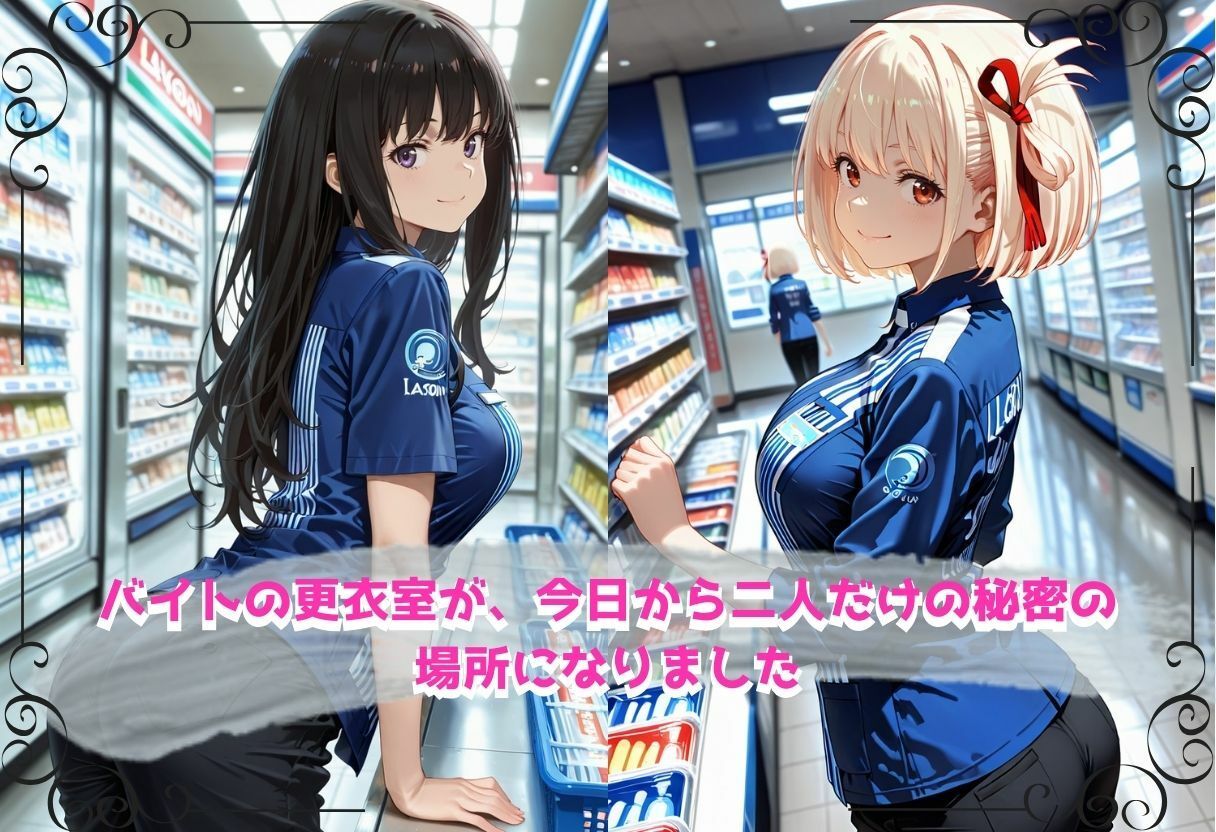 サンプル画像2:無自覚にエロすぎる先輩のせいで…後輩、閉店後の更衣室で理性崩壊 vol.2(Another_Studio) [d_723424]