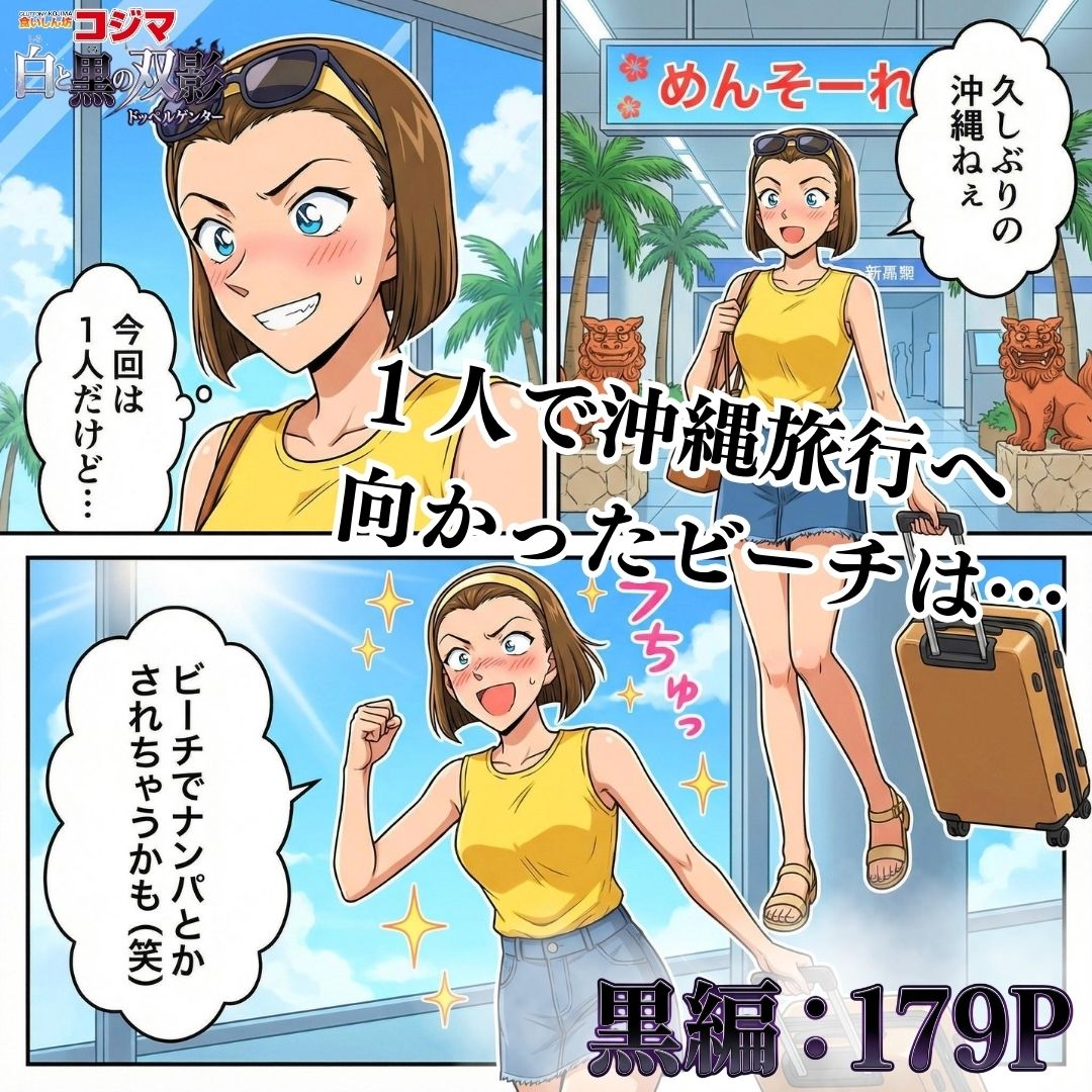 サンプル画像5:食いしん坊コジマ 白と黒のドッペルゲンター(ぽちぽち) [d_723441]