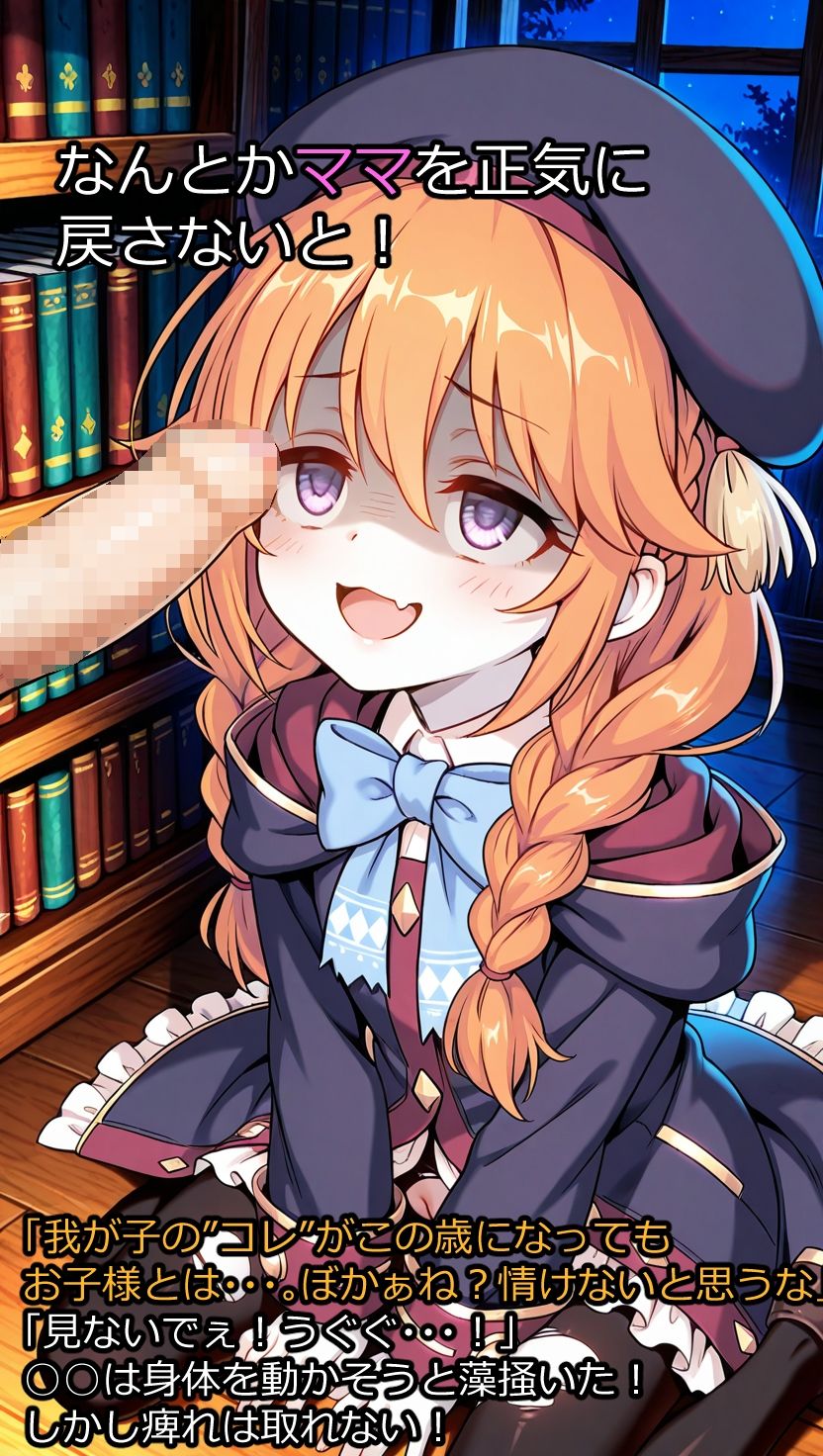 サンプル画像2:もんくえ風ママとバトル2(アフロヘアー) [d_723463]