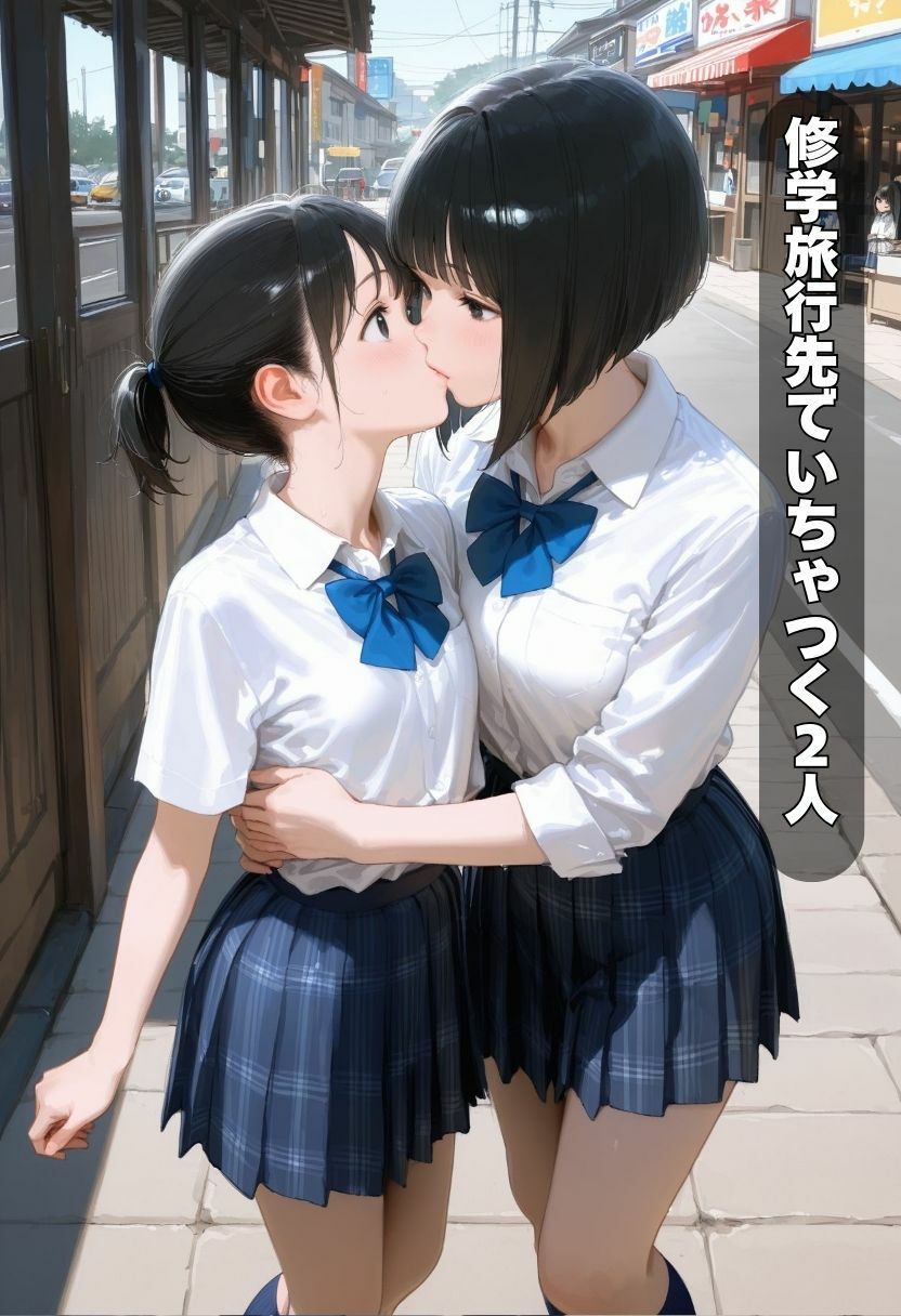 女子校生〜修学旅行、旅館部屋でエッチしてたらキモイ教師にバレて説教指導される〜 サンプル2