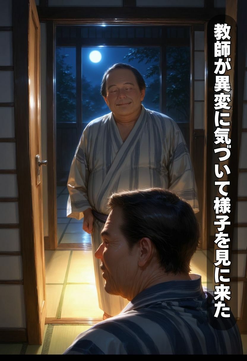 女子校生〜修学旅行、旅館部屋でエッチしてたらキモイ教師にバレて説教指導される〜 サンプル6