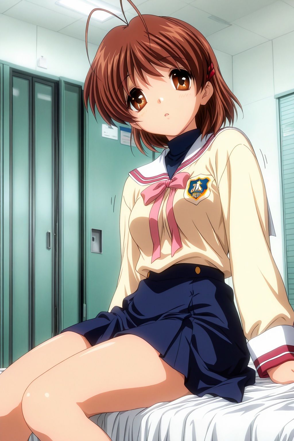 狙われた制服 学園レ〇プ処女喪失 なぎさ 画像1