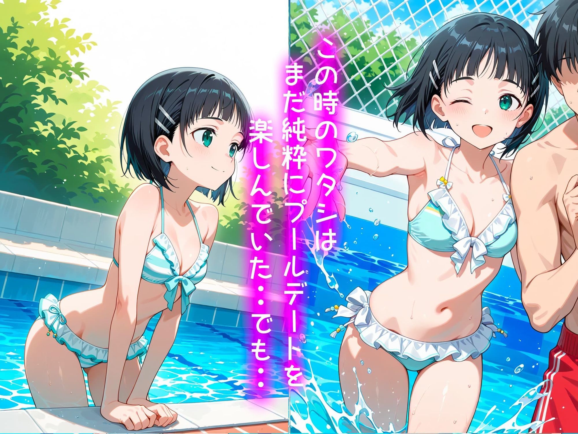 桐ヶ谷直葉の処女卒業記録2〜inプールデート編〜 サンプル2