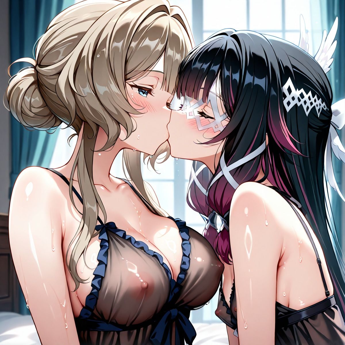 サンプル画像1:コロ〇ビーナ×サン〇ローネ  ふたなり百合CG集2(AI戦士グンドゥム) [d_723509]