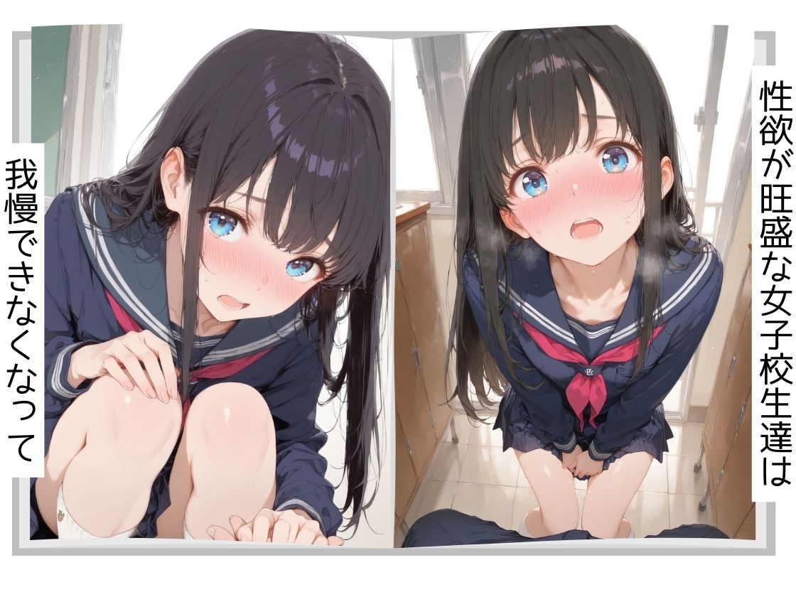 勢いで中出し…シンママになってしまった日。女子校生の学校性活〜CG集〜 サンプル画像 2
